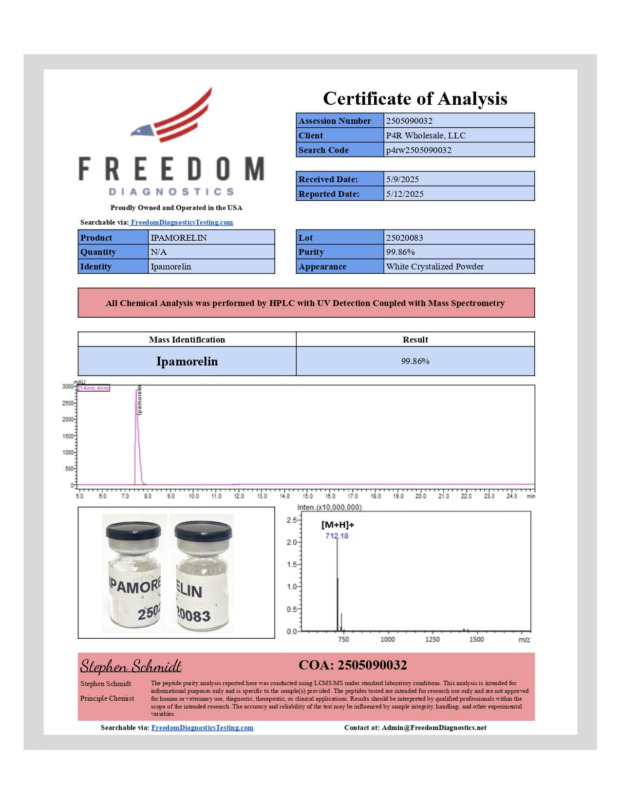 CJC-1295 No DAC/Ipamorelin Blend 10mg/10mg CJC-1295 No DAC/Ipamorelin Blend 10mg/10mg